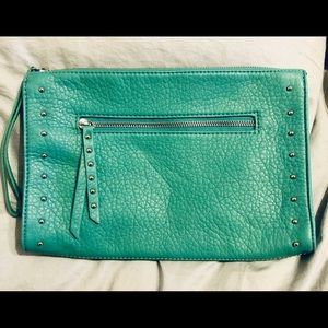 Mossimo Turquoise Leather Handbag